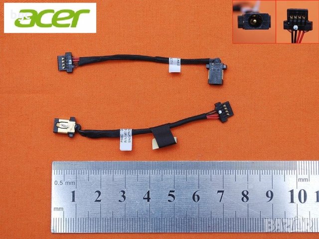 Нова DC JACK Букса с кабел за Лаптопи Acer Aspire Switch 10 SW5-011 SW5-012 PJ790 Tablet 1417-00A800, снимка 2 - Лаптоп аксесоари - 24590177