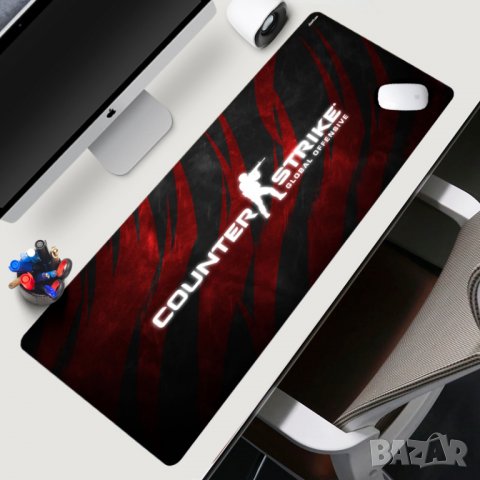 Counter Strike CS GO Геймърски пад подложка за мишка gaming mousepad, снимка 1 - Клавиатури и мишки - 32528211