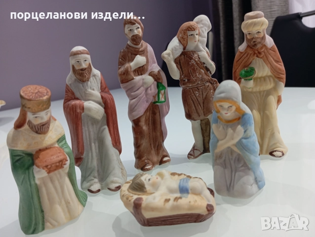 Порцеланови стари статуетки Рождество Христово, снимка 11 - Декорация за дома - 52678494