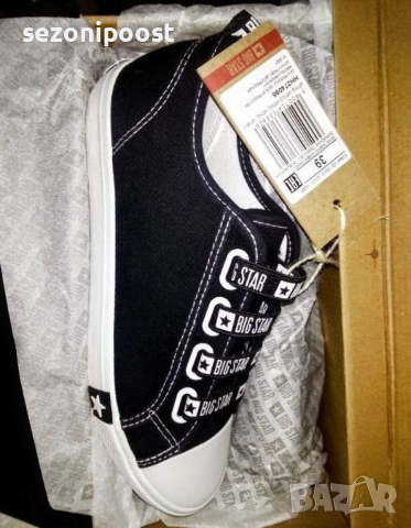 👟👟👟Дамски чисто нови кецове "BIG STAR" с етикета и кутията 👟👟👟
