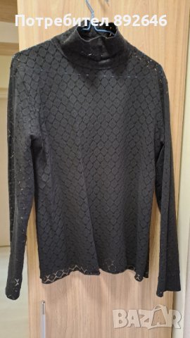 2 бр. Черни дамски блузи:10 лв. Размер S/M, снимка 7 - Ризи - 40526651