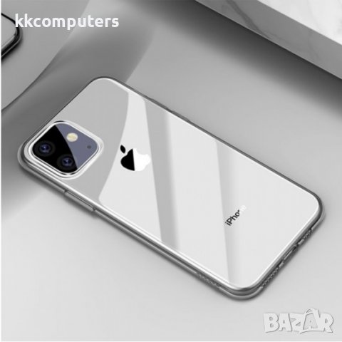 Силиконов прозрачен кейс MBX 1.8-2mm, За iPhone 11 Pro Max (6.5), Прозрачен, снимка 4 - Калъфи, кейсове - 37821945