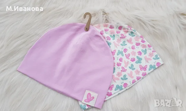 Детски шапки пролет/есен, снимка 14 - Шапки, шалове и ръкавици - 49585974