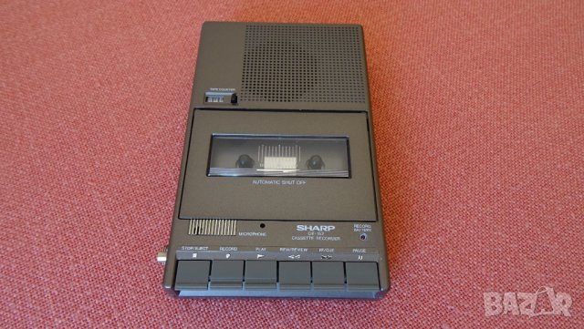 vintage SHARP CE-152 cassete recorder, снимка 4 - Радиокасетофони, транзистори - 32782274