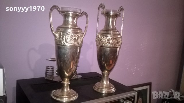 посребрени амфори-внос швеицария, снимка 3 - Колекции - 26549590