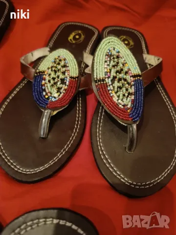 Кожени сандали , джапанки от Кения, снимка 11 - Джапанки - 47398994