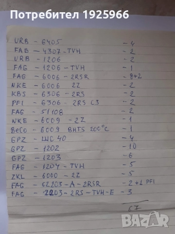 продавам лагери , снимка 4 - Резервни части за машини - 51934980