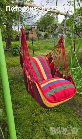 ХИТ.Бразилска люлка тип хамак издръжливост до 120кг.  , снимка 1