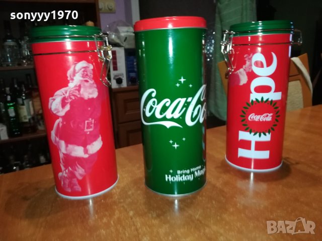 COCA COLA 3бр-кутии за колекция 2412210932, снимка 9 - Антикварни и старинни предмети - 35232127