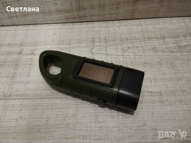 Туристическо домашно фенерче със слънчева енергия