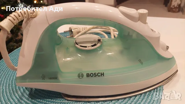Парна ютия BOSCH 1800 W, снимка 2 - Ютии - 48358277