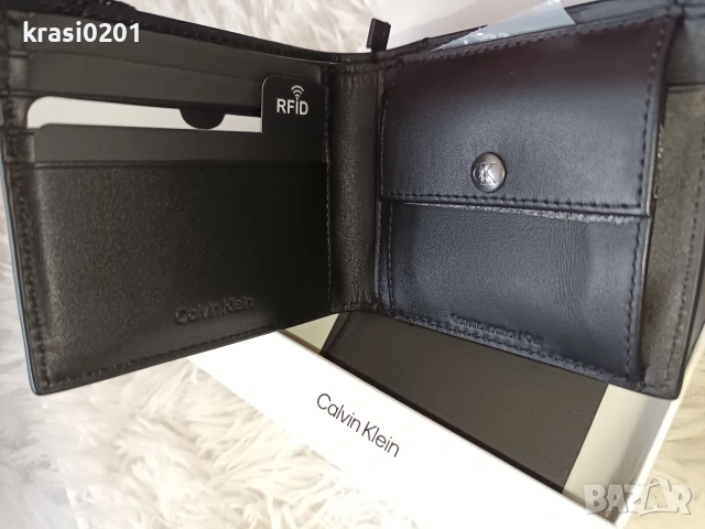 Оригинален, мъжки портфейл на Calvin Klein , снимка 9 - Портфейли, портмонета - 53338672