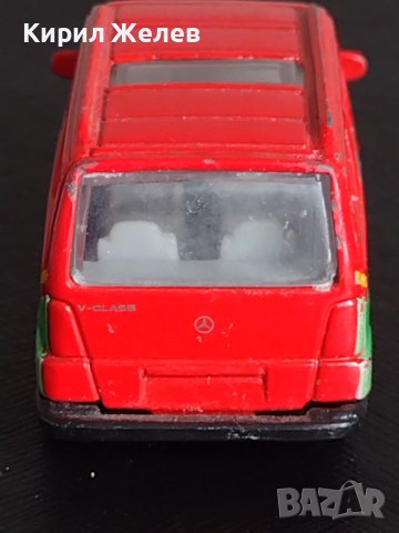 Метална количка MERCEDES BENZ V - CLASS MADE IN CHINA WELLY микробус за КОЛЕКЦИЯ ДЕКОРАЦИЯ 37628, снимка 4 - Колекции - 40662727