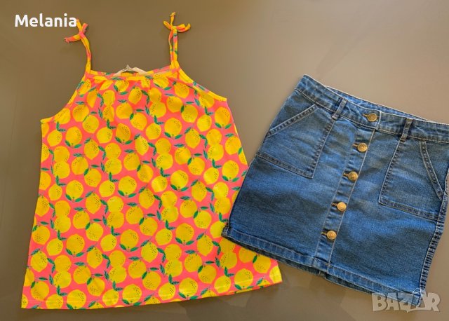 Куп летни дрехи за момиче, 9-10 г., снимка 5 - Детски тениски и потници - 37042972