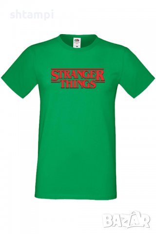 Мъжка тениска Stranger Things Logо,Филм,Сериал,, снимка 8 - Тениски - 37568267