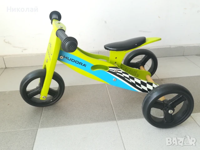 -40% HUDORA 2-в-1 дървен балансиращ велосипед и триколка