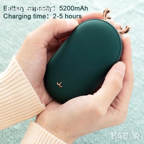 Акумулаторен нагревател за ръци/ power bank Xiaomi 6000mAh, снимка 3 - Външни батерии - 43256511