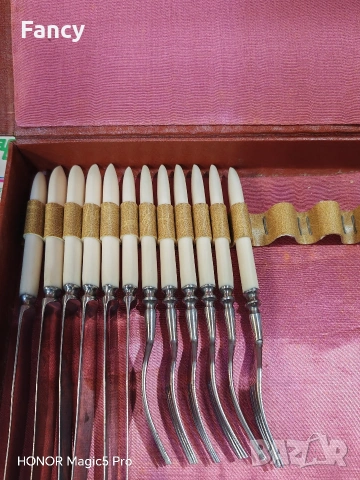 Комплект руски прибори за хранене, снимка 2 - Антикварни и старинни предмети - 53469655