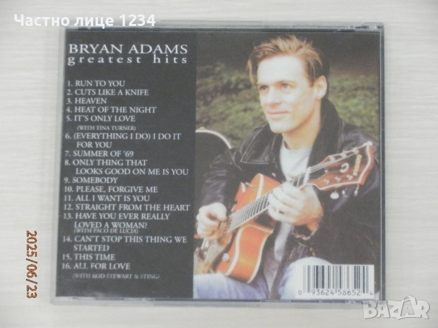 Bryan Adams -  The Best of - So Far, So Good - 1993 / Greatest Hits , снимка 4 - CD дискове - 50083882