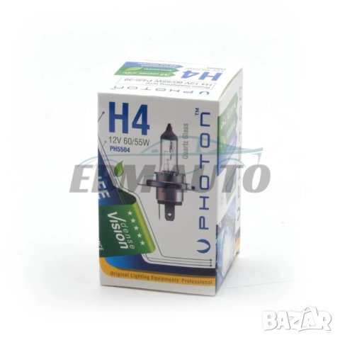 Халогенна крушка Photon H4 12V 55/60W, снимка 3 - Аксесоари и консумативи - 43980652