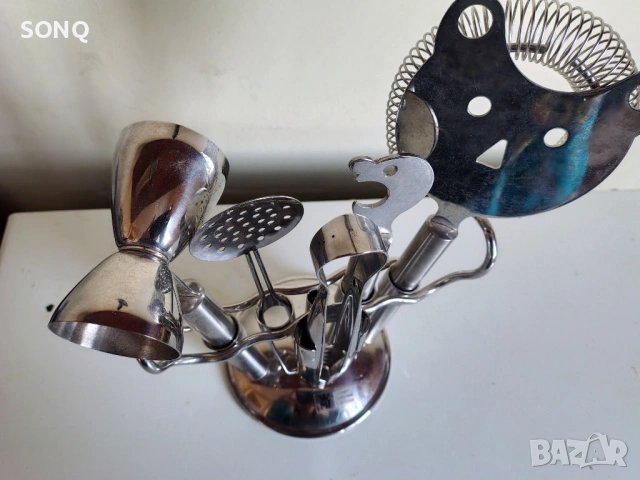 Марков Бармански Комплект WMF Cromargan Faces, снимка 2 - Обзавеждане за заведение - 53177609