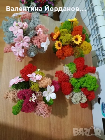декорации с различни видове цветя , снимка 4 - Декорация за дома - 48358880