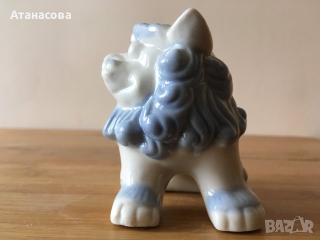 Порцеланова фигура китайско Лъвче 1985 г, снимка 2 - Декорация за дома - 43661463