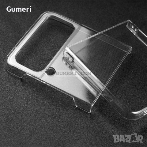 Samsung Galaxy Z Flip4 5G Твърд Прозрачен Кейс, снимка 4 - Калъфи, кейсове - 38182662