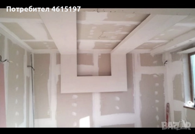 ГИПС КАРТОН ! ОКАЧЕНИ ТАВАНИ ! ШПАКЛОВКА ! БОЯДИСВАНЕ ! ДОБРИ ЦЕНИ ! , снимка 3 - Ремонти на апартаменти - 51961749