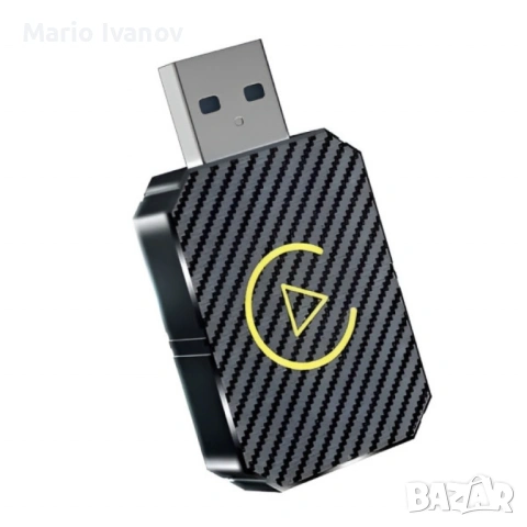 Безжичен адаптер за CarPlay и Android Auto – Plug & Play, Bluetooth 5.0, двулентов Wi-Fi 2.4/5GHz, снимка 9 - Аксесоари и консумативи - 53043447