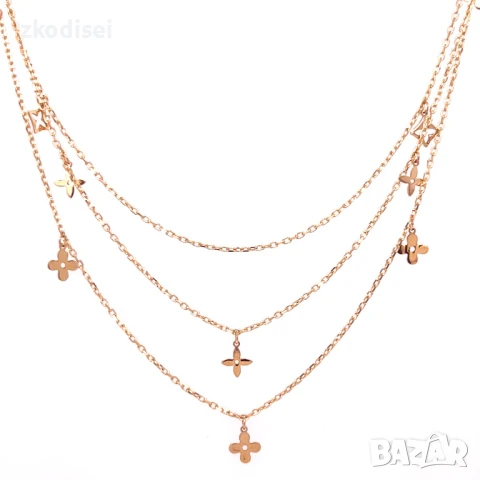 Златнo колие 2,86гр. 48,0см. 14кр. проба:585 модел:32119-5, снимка 1