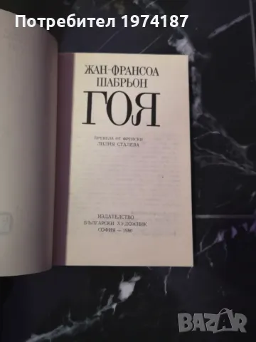 Гоя - Жан-Франсоа Шабрьон, снимка 2 - Художествена литература - 48493266
