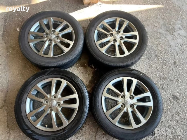 4х100 15 Джанти Тойота 4x100 Toyota Оригинални, снимка 3 - Аксесоари и консумативи - 51734374