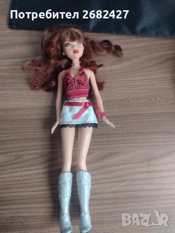 Barbie My Scene Rebel Style Chelsea Doll Auburn Red Hair Top Skirt Boots Rare