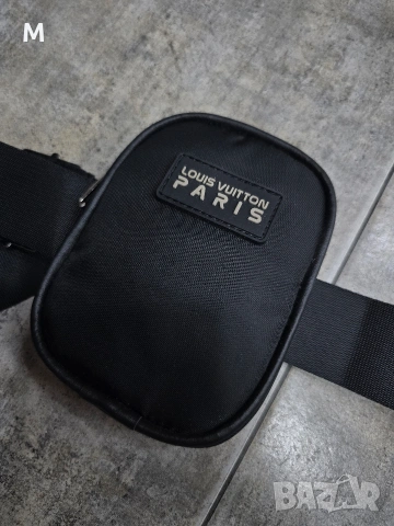 НОВ чер колан + чантичка LOUIS VUITTON , снимка 2 - Колани - 53004056