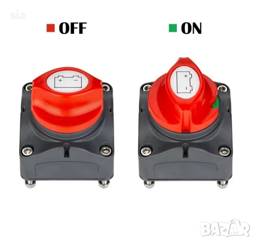 Ключ маса, превключвател, изолатор, 12–48V, 275A