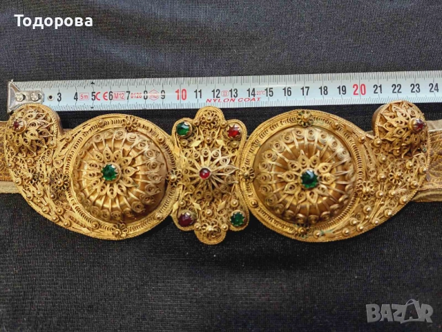 Прекрасни филигранни пафти с живачна позлата,втората пафта е с цена 1800 лв., снимка 11 - Антикварни и старинни предмети - 52074993