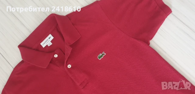 Lacoste Pique Cotton Classic Fit Mens Size 4 - M  ОРИГИНАЛ! Мъжка Тениска!