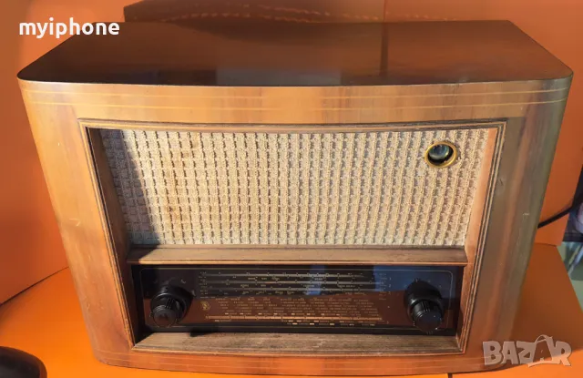 Ретро Лампово Радио AT-Super 660 Wk3 AEG, снимка 4 - Антикварни и старинни предмети - 50072303