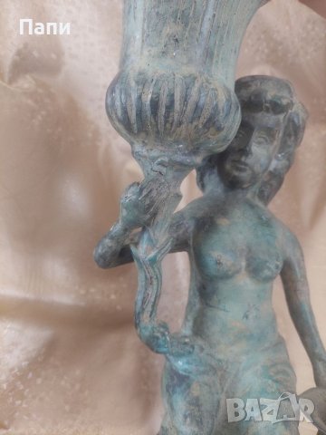 Бронзова италианска скулптура от 19-ти век, снимка 7 - Антикварни и старинни предмети - 39613016