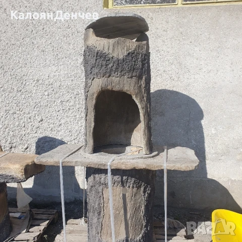 Барбекю от щампован бетон 