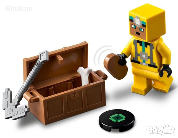 Kонструктор LEGO® Minecraft 21189 - Подземието на скелетите / 364 части, снимка 4 - Конструктори - 43181685