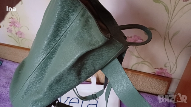 Нова! Vera Pelle раница, снимка 6 - Раници - 52450525