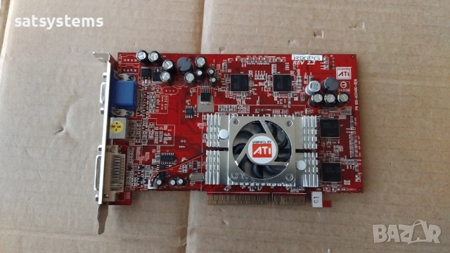 Видео карта ATi Radeon GeCube 9600 XT 256MB DDR 128bit AGP