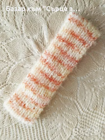 Ръчно плетени вълнени шапки, шалче, ленти, снимка 11 - Шапки - 43827905