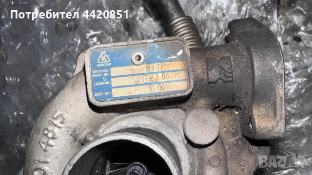 Турбо компресор за Opel Corsa - 55198317  / 54359700014, снимка 2 - Части - 50167417