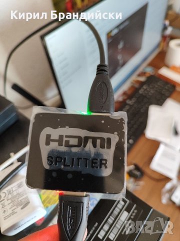 HDMI разклонител/сплитер splitter, снимка 3 - Части и Платки - 38125324