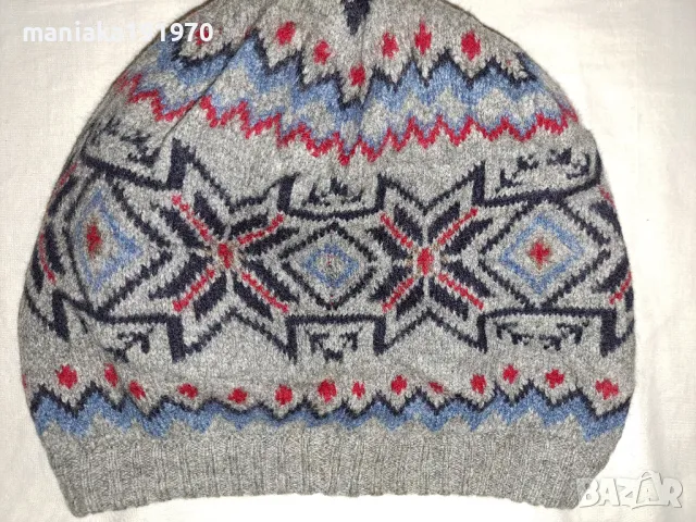 Зимна шапка мерино 100% Merino Wool, снимка 4 - Шапки - 47920725