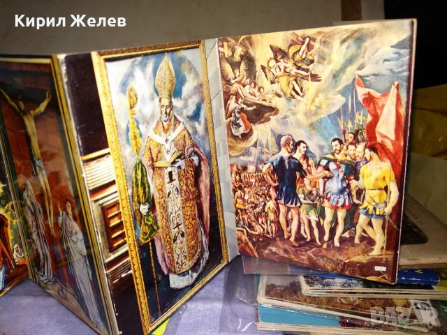 Стара ДИПЛЯНКА ФОТО-АЛБУМ с КРАСИВИ КОЛЕКЦИОНЕРСКИ СНИМКИ / ПОЩЕНСКИ КАРТИЧКИ КАТОЛИЧЕСКИ ТЕМИ 35521, снимка 7 - Колекции - 39420771