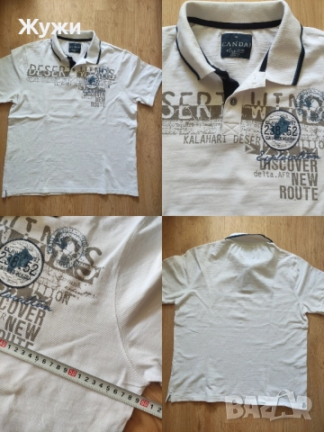 Страхотни мъжки блузи, къс ръкав, размер XL